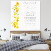 Roots of Faith Canvas Afdruk (Insitu (Slaapkamer))