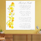 Roots of Faith Canvas Afdruk (Insitu (Woonkamer))