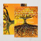 Roots of Love Aankondigingskaart (Voorkant / Achterkant)