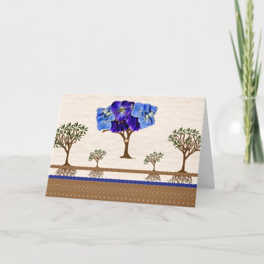 Roots of Love Note Card Kaart (Voorkant)