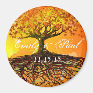 Roots of Love Save the Date Magnets Magneet