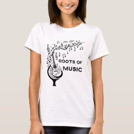 Roots of music - gitaar t-shirt