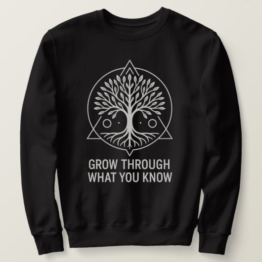Roots of Wisdom Sweatshirt (Design voorkant)