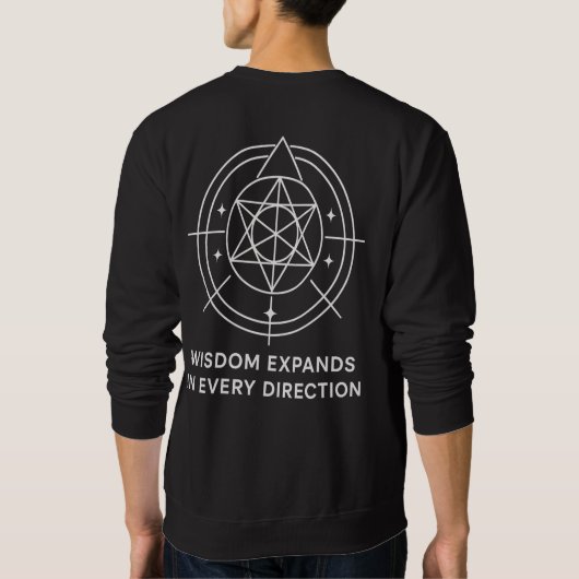 Roots of Wisdom Sweatshirt (Achterkant)