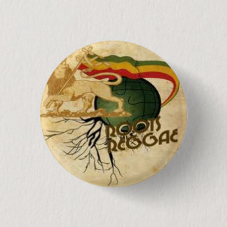 Roots Rasta chapa Ronde Button 3,2 Cm