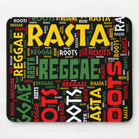 Roots Reggae Mousepad Muismat (Voorkant)