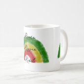 Roots Reggae Rebel Rainbow Koffiemok (Voorkant rechts)