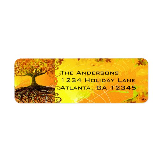 Roots Return Address Labels (Voorkant)