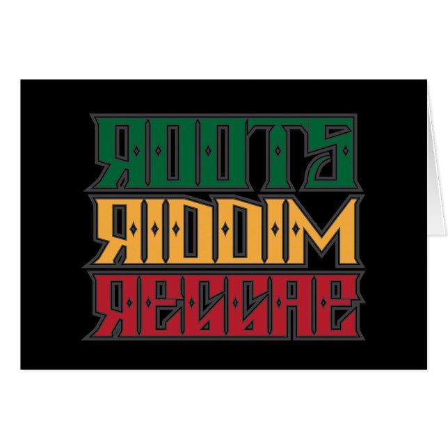 Roots Riddim Reggae (Voorkant Horizontaal)