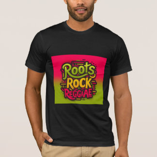 Roots Rock Reggae Mannen T-Shirt – Zwart
