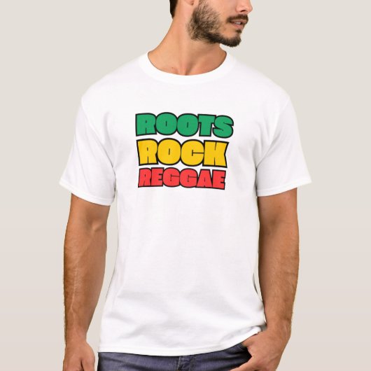 Roots Rock Reggae T-Shirt (Voorkant)