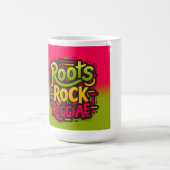 Roots Rock Reggae witte koffie mok (Center)