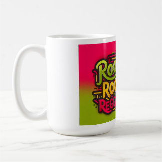 Roots Rock Reggae witte koffie mok