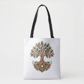 Roots Run Deep Tree of Life Boodschaptas Tote Bag (Voorkant)