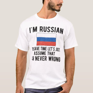 Roots Russisch erfgoed Roots Russische vlag T-shirt