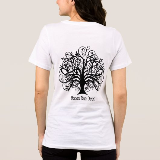 Roots werken diepgaand Tri-Blend shirt (Achterkant)