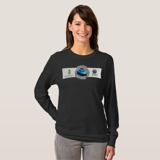 RootsTech Ride Along in een langgespannen T-shirt (Voorkant volledig)