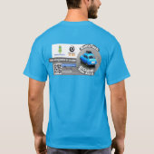 RootsTech Ride Along Partners T-shirt (Turkoois) (Achterkant)