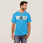 RootsTech Ride Along Partners Tee (Teal Blue) T-shirt (Voorkant volledig)