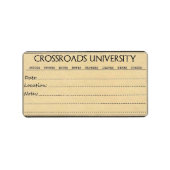 Rootwork-label Etiket (Voorkant)