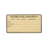 Rootwork Label voor vuil en mineralen (Voorkant)