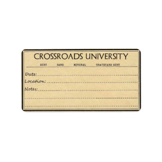 Rootwork Label voor vuil en mineralen