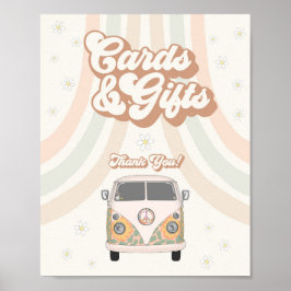 roovy 70s retro kaarten en cadeaubord poster