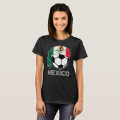 Ropa Mexicana Para Hombre Hinchas Voetbal Mexico F T-shirt (Voorkant volledig)