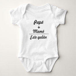 Ropa para bebes papá + mamá igual a este galán romper