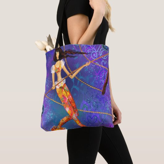 Rope Acrobat Canvas tas (Dichtbij)