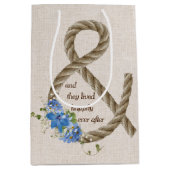 Rope Ampersand Wedding Medium Cadeauzakje (Voorkant)