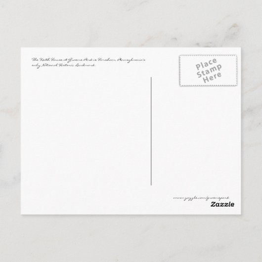 Rope Bed I Briefkaart (Achterkant)