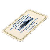 Rope Border met Cruise Ship Stateroom Deurmarkerin Magneet (Linkerzijde)