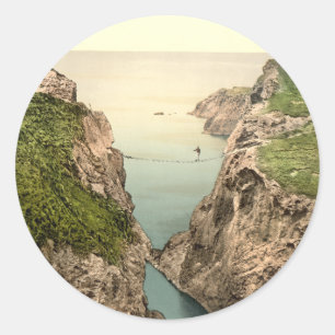 Rope Bridge, Carrick-a-Rede, County Antrim Ronde Sticker