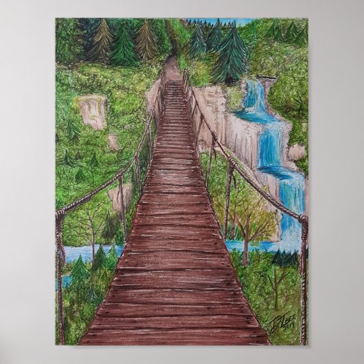 Rope Bridge Poster (Voorkant)