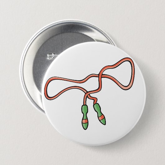 Rope-Button overslaan Ronde Button 7,6 Cm (Voorkant /achterkant)