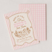 Rope Cowgirl Birthday Invitation Kaart