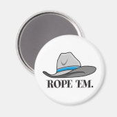 Rope-em-cowboy-uitrusting Magneet (Voorkant / Achterkant)