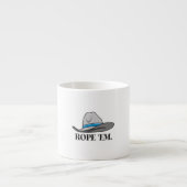 Rope 'Em Western Rodeo Espresso Kop (Voorkant)
