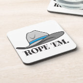 Rope 'Em Western Rodeo Onderzetter (Linkerzijde)