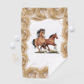 Rope Horse Golf Towel Golfhanddoek (Insitu)