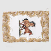 Rope Horse Golf Towel Golfhanddoek (Horizontaal)