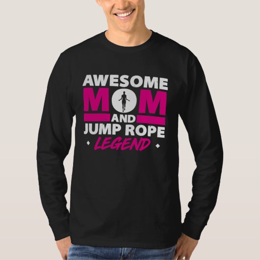 Rope Jumping For Skipping Rope Hopper Jump Rope Fi T-shirt (Voorkant)