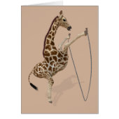 Rope Jumping Giraffe Athlete (Voorkant)