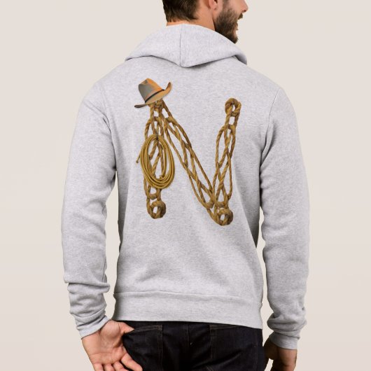 Rope Letter - N Hoodie (Achterkant)