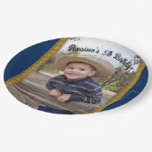 Rope Lijst Westerne stijl Papieren Bordje (Gekanteld)