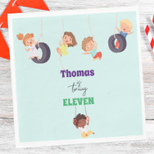 Rope park avontuur speeltuin kinderen verjaardag