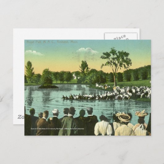 Rope Pull, Campus Pond Briefkaart (Voorkant / Achterkant)