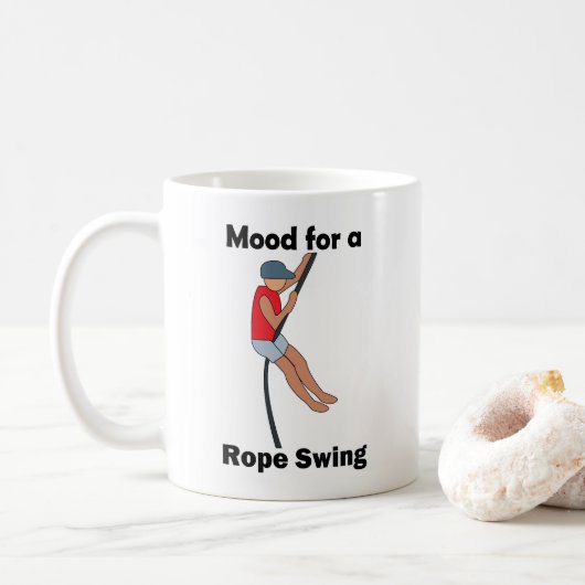 Rope Swing Stemming Goede Vibes Koffiemok (Met donut)