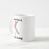 Rope Swing Stemming Goede Vibes Koffiemok (Voorkant links)